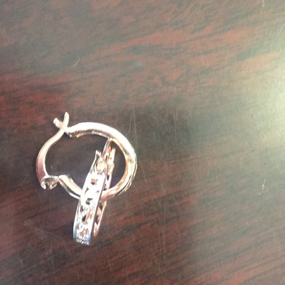 Rose gold  filigree earrings - Picture 2 of 6